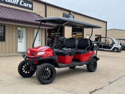 2023 CLUB CAR ONWARD LIFTED 6 PASSENGER WITH EFI GAS ENGINE-$2500 OFF MSRP $16,995 Golf Cars