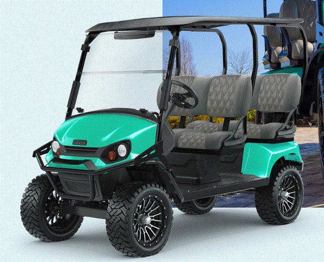 2025 E-Z-GO Special Edition Spring Green Liberty Golf Cars
